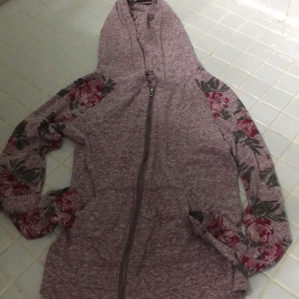 Floral Zip up